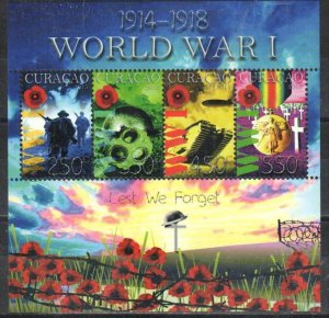 Curacao Stamp 237  - World War I centennial