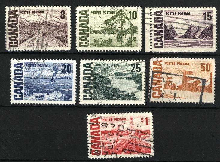 Can #461-65,465A,465B   -3    u   VF 1967 PD