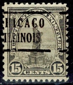 U.S.A.; 1931; Sc. # 696;  Used Pre-Cancel Perf. 11 x 10 1/2 Single Stamp