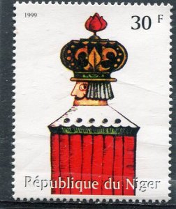 Niger 1999 PIECE OF CHESS Stamp Perforated Mint (NH)