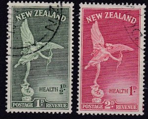 SCB30-1 New Zealand 1947 Health Eros Used set