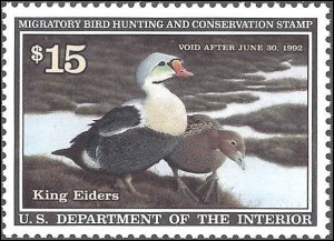 RW58 Mint,OG,NH... SCV $30.00