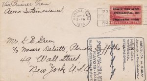 1935 First Flight Havana - Miami 'Tren Aereo Internacional' Special...