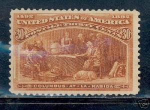 UNITED STATES 30C COLUMBIAN  SCOTT#239 MINT NO GUM