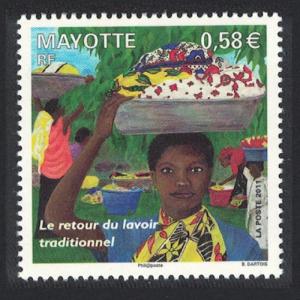 Mayotte The return of the traditional laundry 1v MI#249