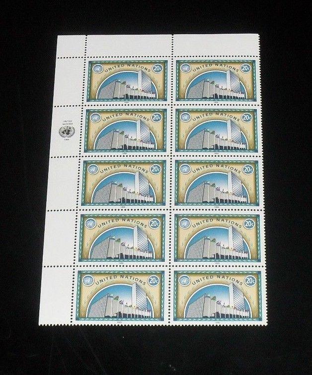 U.N,NEW YORK, #668, 1995, DEFINITIVE ISSUE, INSC. BLK/10, NICE! LQQK!