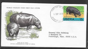 Sc 766 Liberia Hippopotamus L122