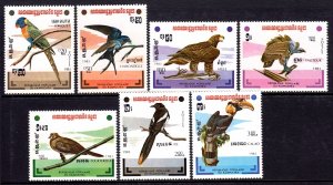 Cambodia 1983 Birds Complete Mint MNH Set SC 427-433