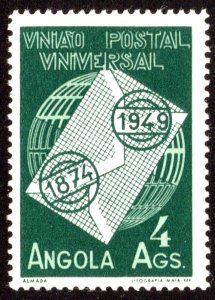 Angola Scott 327 Unused hinged.