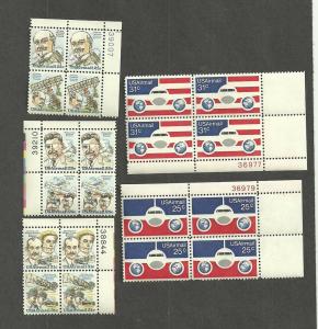 five mint air mail plate blocks scan 11/13