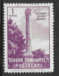 Turkey 1569: 1k Julian's Column, Ankara, MH, F-VF