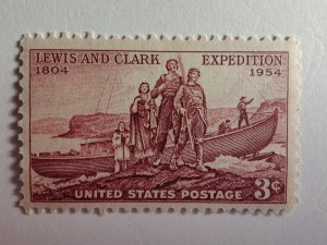 SCOTT #1063 SINGLE LEWIS AND CLARK MINT NEVER HINGED