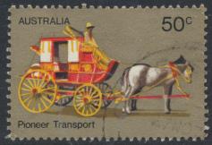 Australia  Sc# 536  Pioneer Life Transport  Stage Coach   Used 