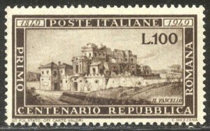 ITALY #518 Mint NH - 1949 100 l Centenary