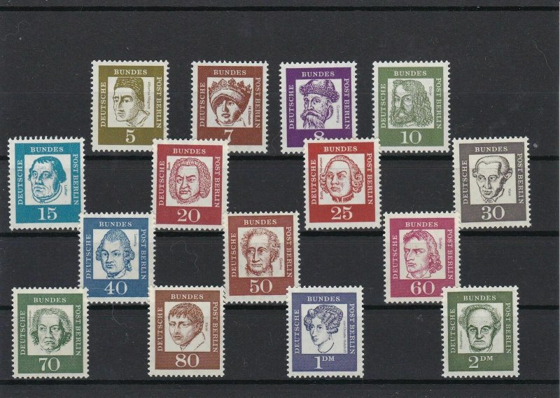 Berlin 1961 Famous Germans Mint Never Hinged Stamps Ref 24522