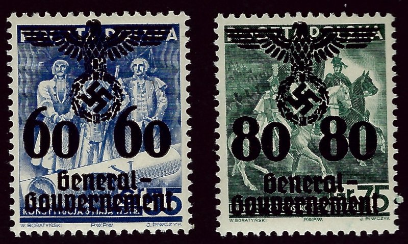 Poland/German N43-N44 Mint  F-VF...Buy a real Bargain!