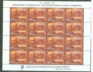 Palau #327 Mint (NH) Souvenir Sheet (Olympics)