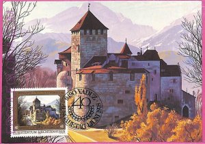 ag3413 - Liechtenstein - POSTAL HISTORY Set of 3 Maximum Card 1978 ARCHITECTURE-