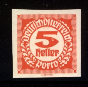 Austria 1920  Scott #J93 MH