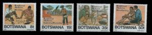 BOTSWANA #393-396, MH