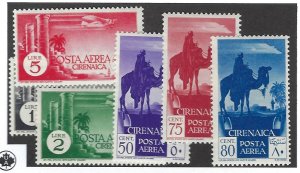 Crete & Cyrenaica SC C6-C11 MNH F-VF SCV$140.00...Great Value!