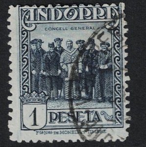 Spanish Andorra SC# 22 Used - S17965