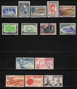 Honduras ~ Collection 14 Stamps,  2 Separate Short Sets - C250-68. C309-15 ~ MX