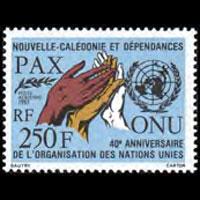 NEW CALEDONIA 1985 - Scott# C205 UN 40th. Set of 1 NH