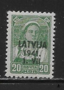 Latvia 1N17 20k German Occupation single MNH