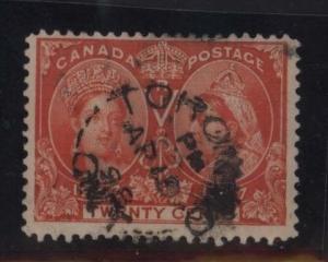 Canada #59 Used With 1898 CDS