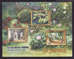 New Caledonia-Sc#946-unused NH sheet-Sandalwood-2004-