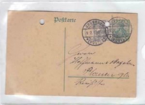 Germany Grunbach 1917  postal stationary stamps card R21320