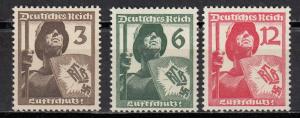 Germany - 1937 Air Protection Sc# 481/483 - MNH  (177N)