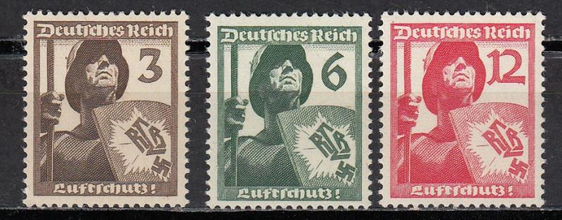 Germany - 1937 Air Protection Sc# 481/483 - MNH  (177N)