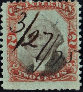 R151 2¢ Third Issue Documentary Stamp (1874) Used