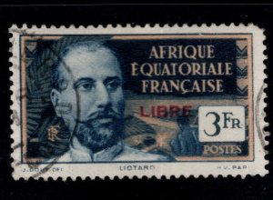 French Equatorial Africa Scott 118 Used 1940 stamp