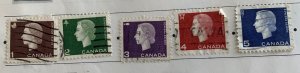 Canada 1962 series Queen Elizabeth II Cameo Issue