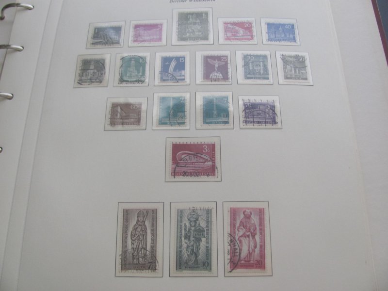 GERMANY BERLIN MNH 3 BOREK ALBUMS 1949-1990 ALSO COMPLETE USED XF (259) DESCRIP.