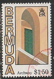 1985 Bermuda - Sc 464 - used VF - 1 singles - Archway