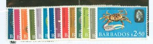 Barbados #267-80 Unused Single (Complete Set)