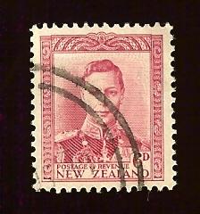New Zealand 262 6p George VI used