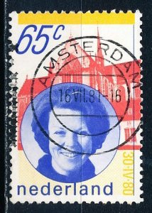 Netherlands #608 Single Used