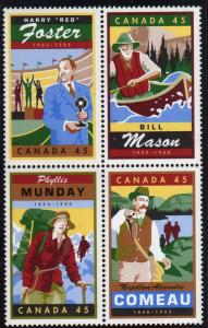 Legendary Canadians - #1753a(4) - MNH