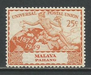 Malaya-Pahang   #48  MLH  (1949)  c.v. $0.60