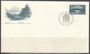 Canada Scott 1214 FDC - St. John's Centennial