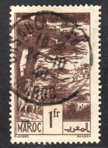 French Morocco Scott 165  F+  used with a splendid SON cds. FREE...