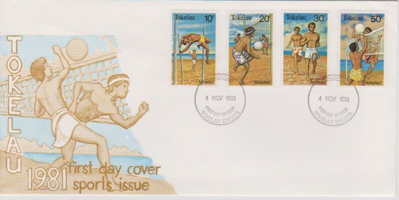 Tokelau Islands 1981 Sports Issue First Day Cover