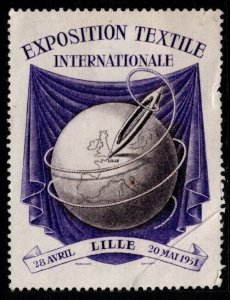 1951 France Cinderella International Textile Exposition April 28 - May 20, 1951