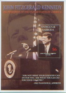 Antigua, President John F. Kennedy, S/S 1,  (Anti2582*