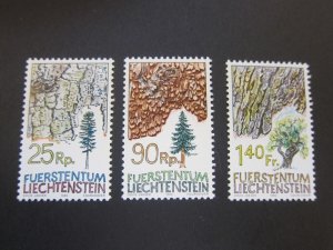 Liechtenstein 1986 Sc 858-60 set MNH